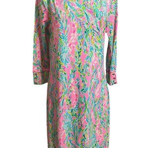 Lilly Pulitzer NWT UPF 50+ Sophie Dress Multi Unicorn Of The Sea - Size M